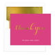 Thank You Foil Stamped Folded Note Cards with Lined Envelopes Image 8 of 8
